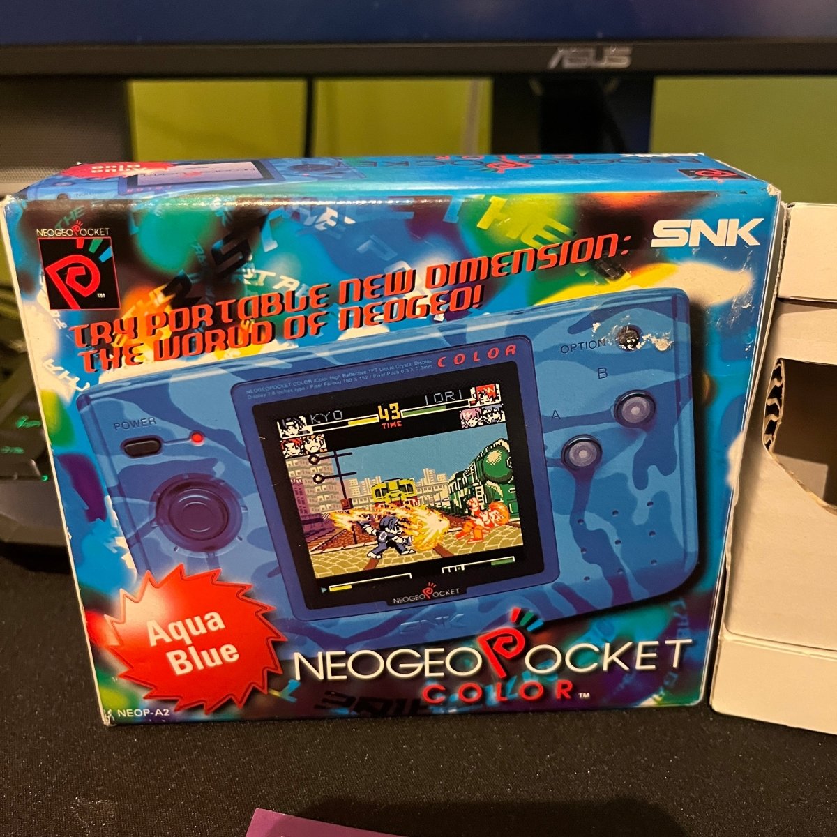 Buy Snk Neo Geo pocket color boxed console aqua blue -@ 8BitBeyond