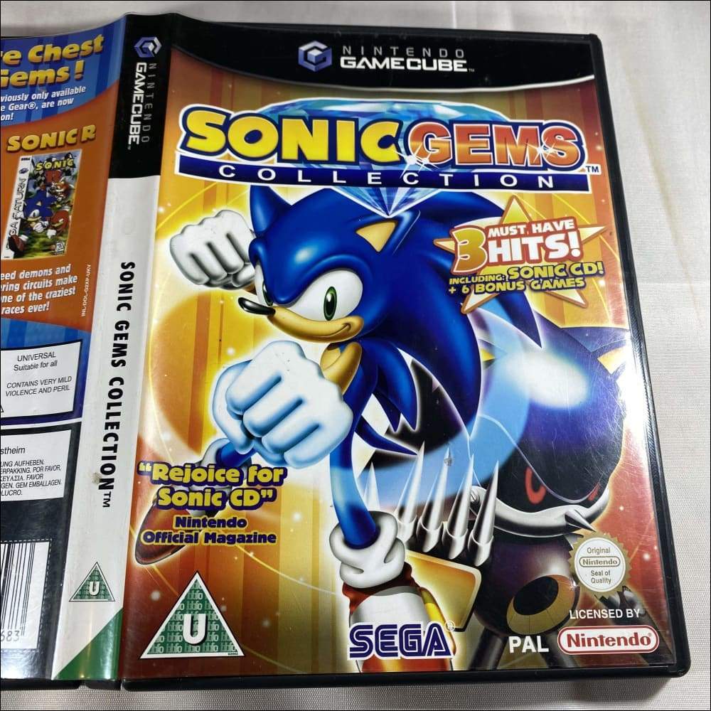 Buy Sonic gems collection Nintendo GameCube missing manual -@ 8BitBeyond