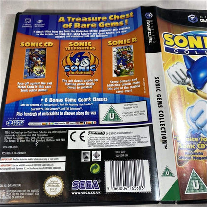 Buy Sonic gems collection Nintendo GameCube missing manual -@ 8BitBeyond