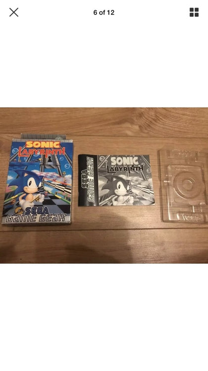 Buy Sonic Labyrinth Sega game gear game -@ 8BitBeyond