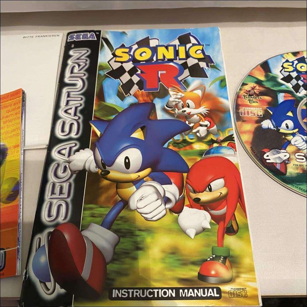 Buy Sonic R Sega saturn game complete -@ 8BitBeyond