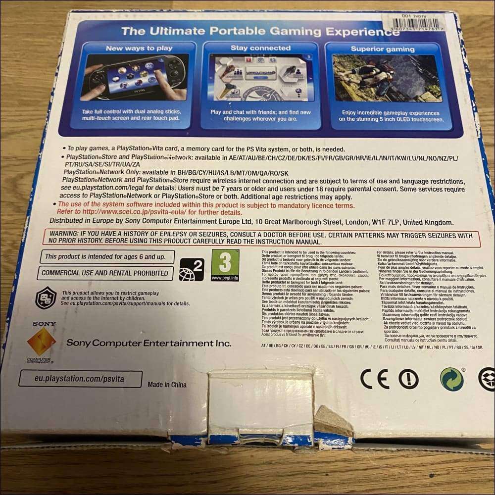 Buy Sony PlayStation ps vita console boxed pch-1003 -@ 8BitBeyond