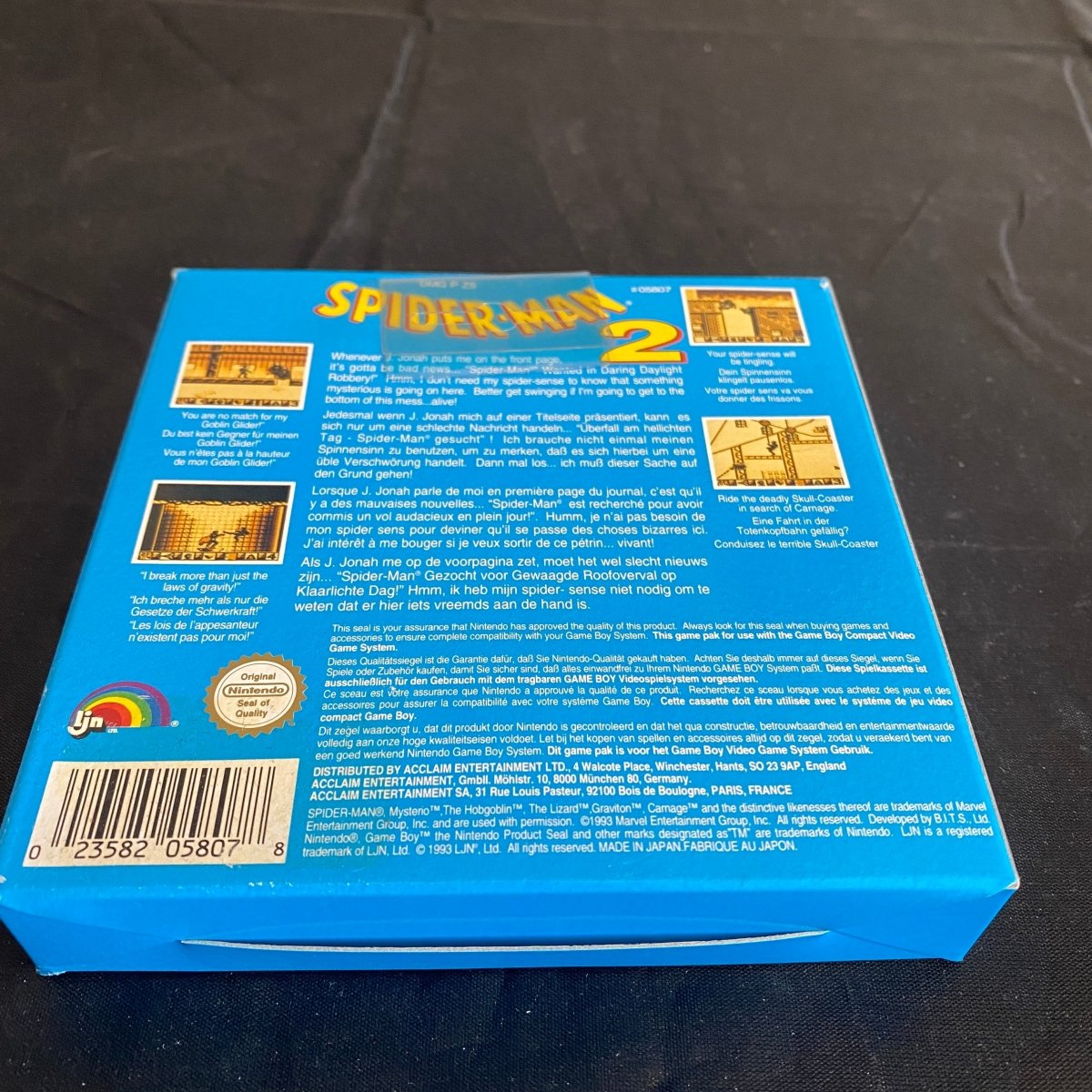 Buy Spider man 2 game boy game complete -@ 8BitBeyond