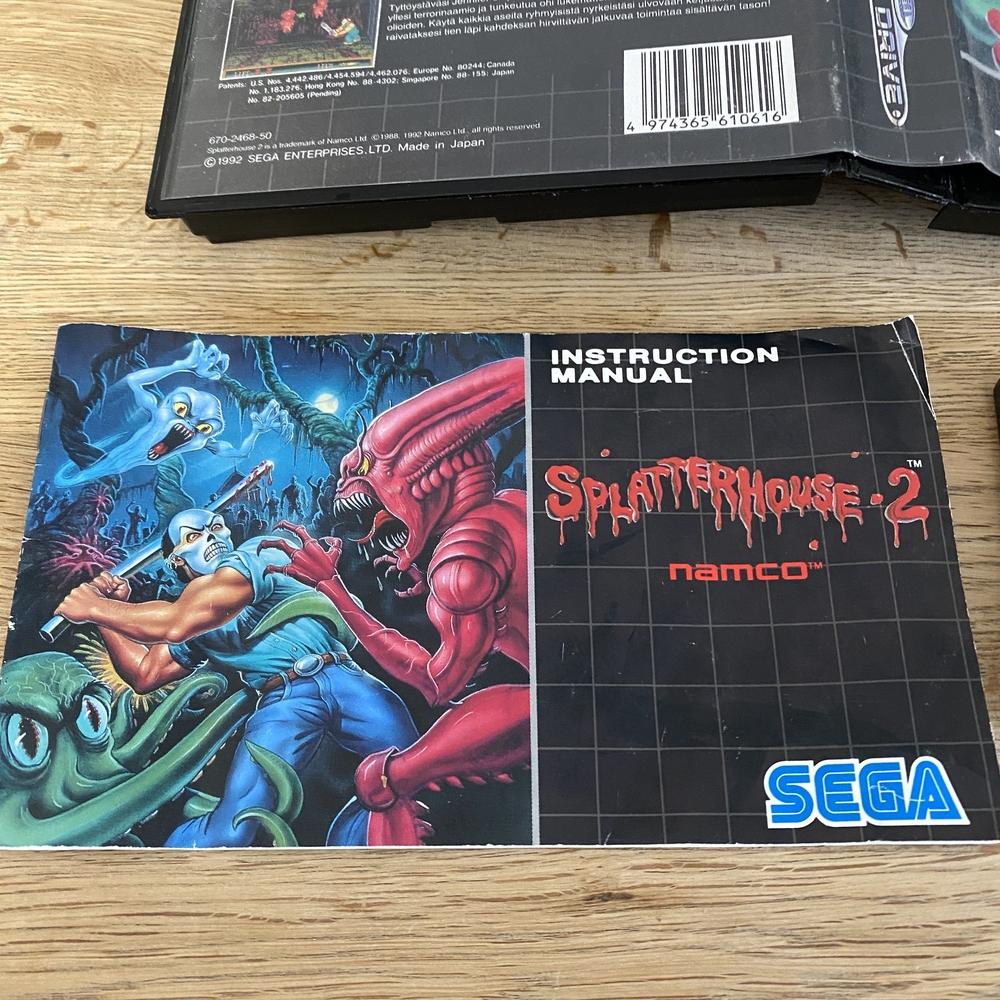 Buy Splatterhouse 2 megadrive complete -@ 8BitBeyond