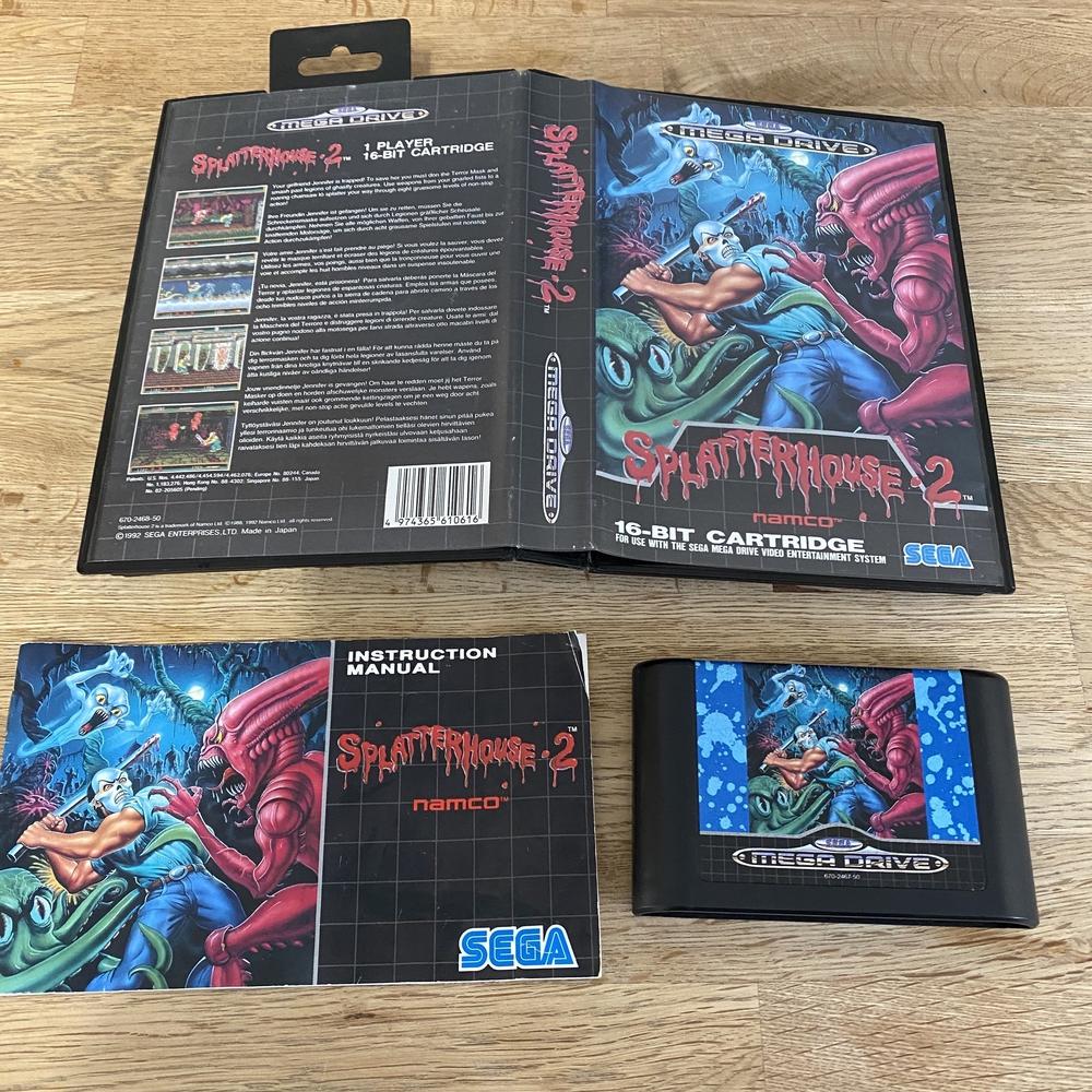 Buy Splatterhouse 2 megadrive complete -@ 8BitBeyond