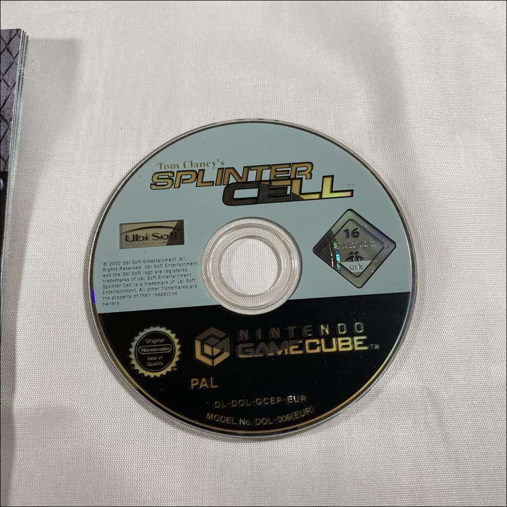 Gamecube Disc Splinter Cell Splinter cell (Tom Clancy) Nintendo GameCube game complete 4.99 ...