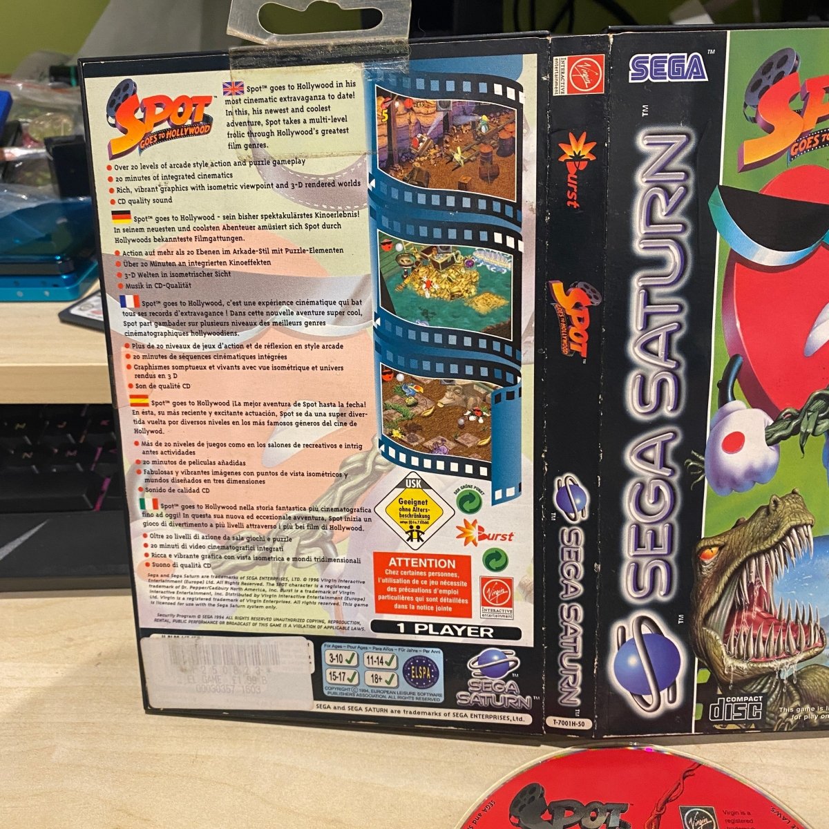 Buy Spot Goes To Hollywood Sega saturn -@ 8BitBeyond