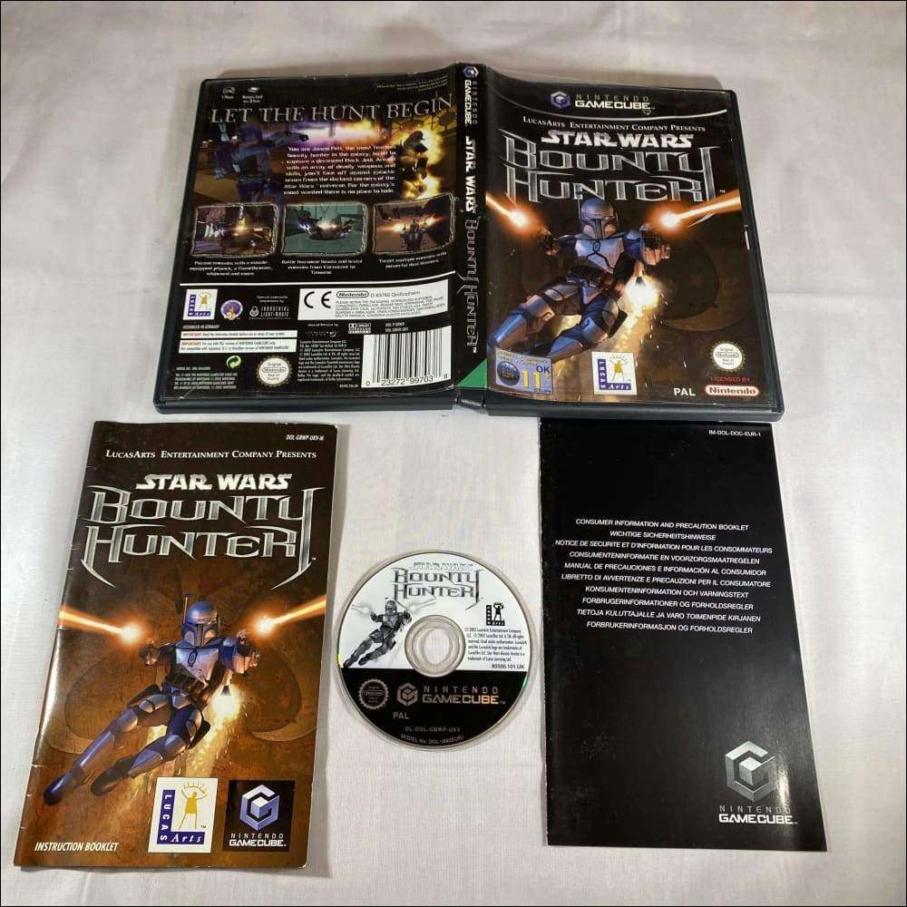 Buy Star Wars Bounty Hunter Nintendo GameCube game complete -@ 8BitBeyond