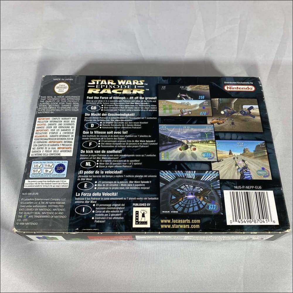 Buy Star Wars Episode 1 racer n64 game complete -@ 8BitBeyond