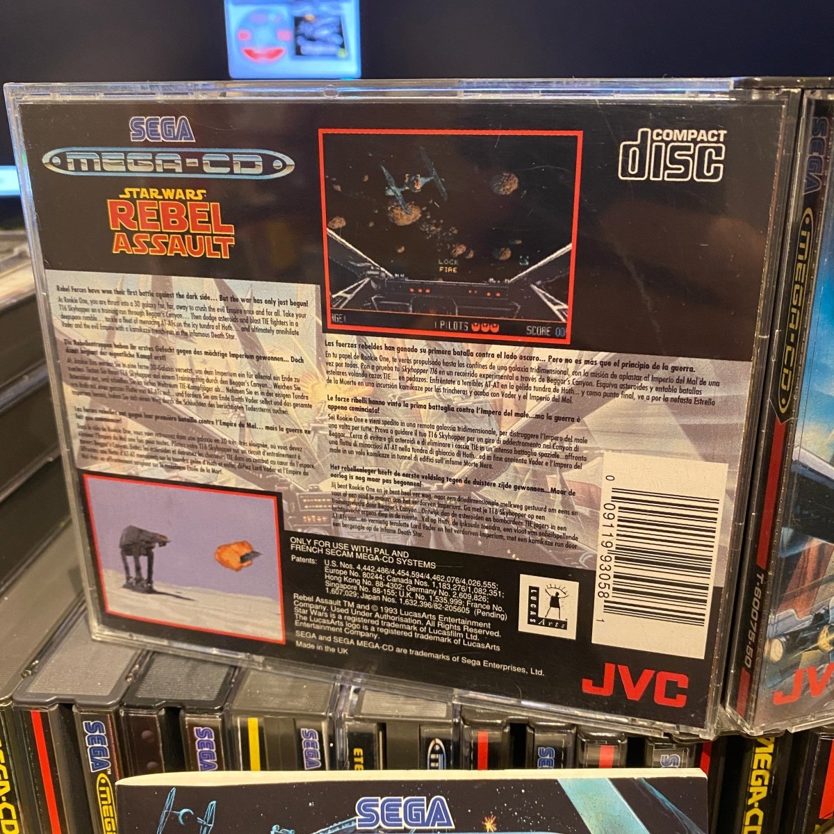 Buy Star Wars: Rebel Assault Sega mega cd game complete -@ 8BitBeyond