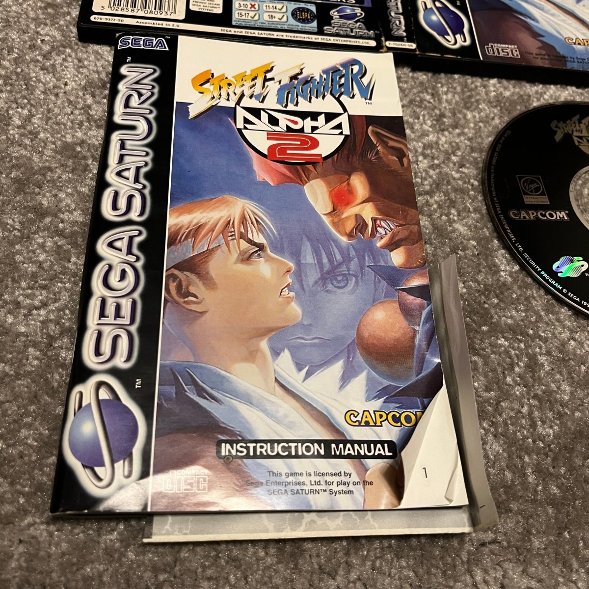 Buy Street fighter alpha 2 Sega saturn game complete -@ 8BitBeyond