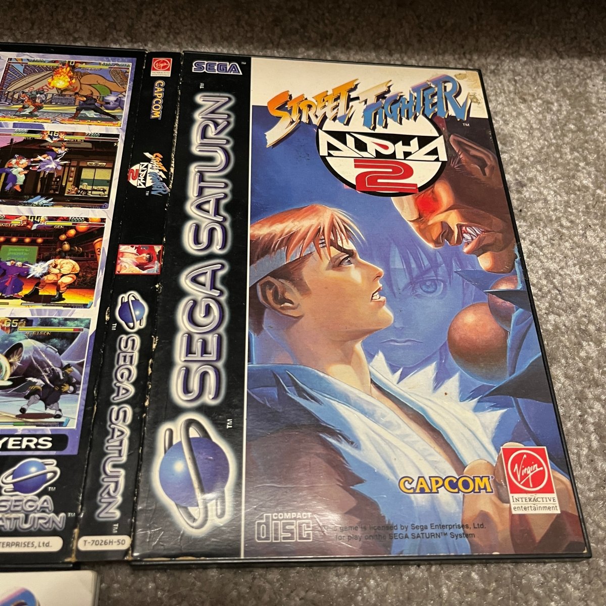 Buy Street fighter alpha 2 Sega saturn game complete -@ 8BitBeyond