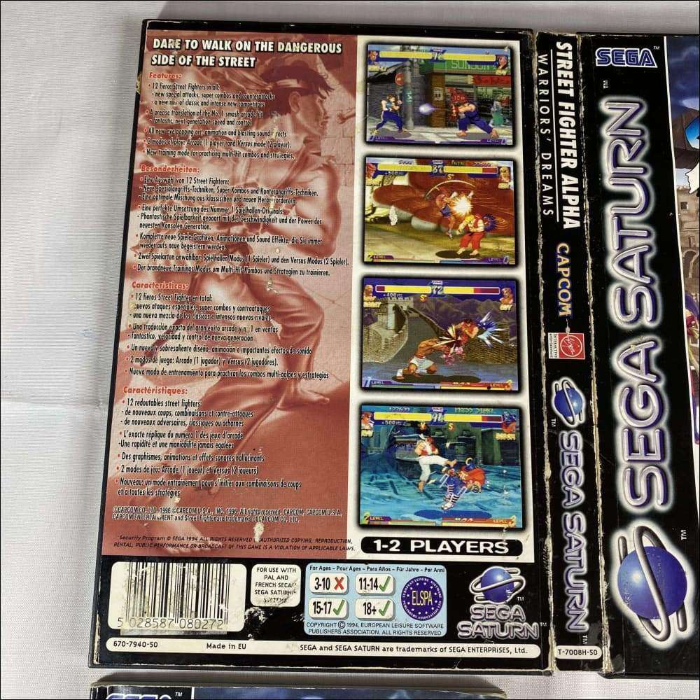 Buy Street fighter alpha warrior dreams Sega saturn game complete -@ 8BitBeyond