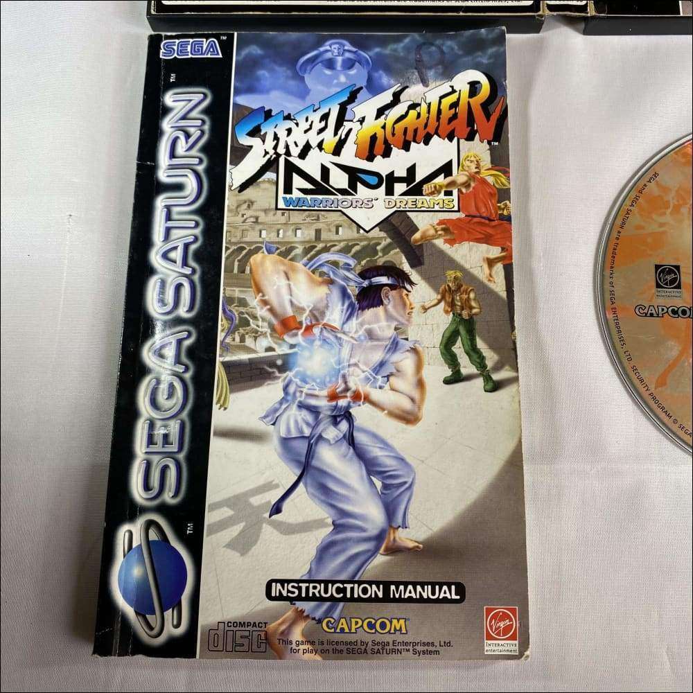 Buy Street fighter alpha warrior dreams Sega saturn game complete -@ 8BitBeyond