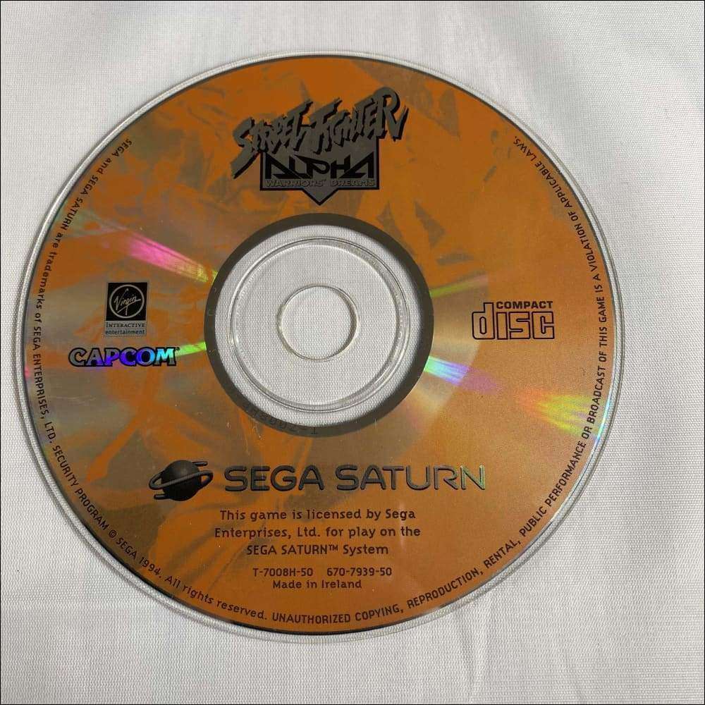 Buy Street fighter alpha warrior dreams Sega saturn game complete -@ 8BitBeyond