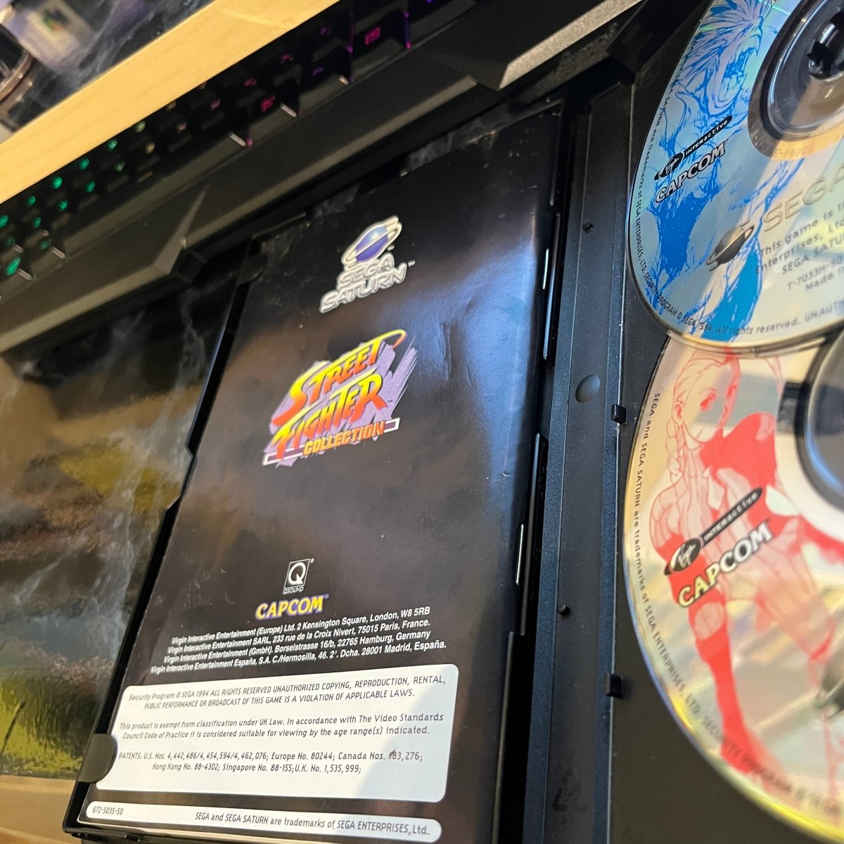 Buy Street Fighter Collection Sega saturn game -@ 8BitBeyond