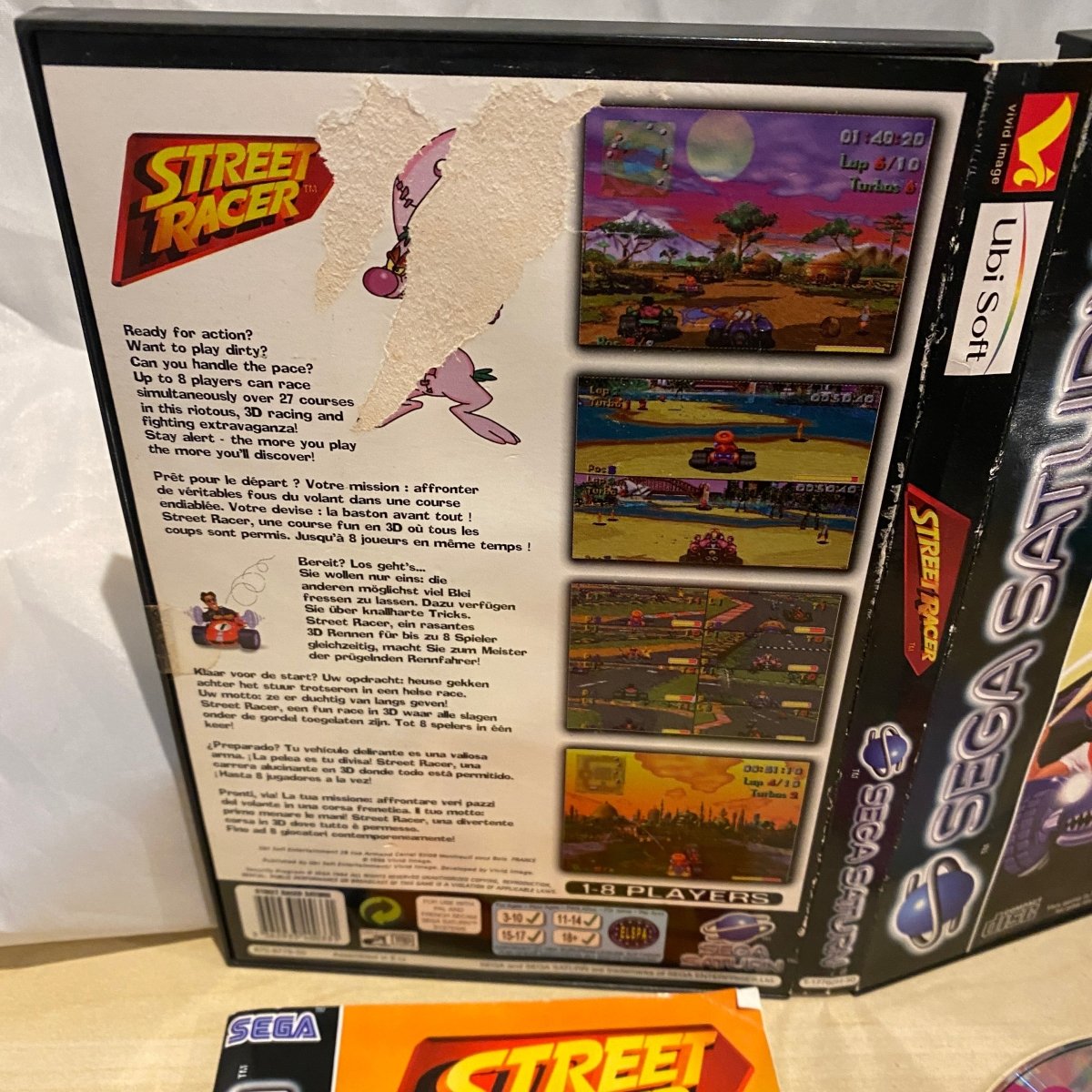 Buy Street Racer Sega saturn game complete -@ 8BitBeyond