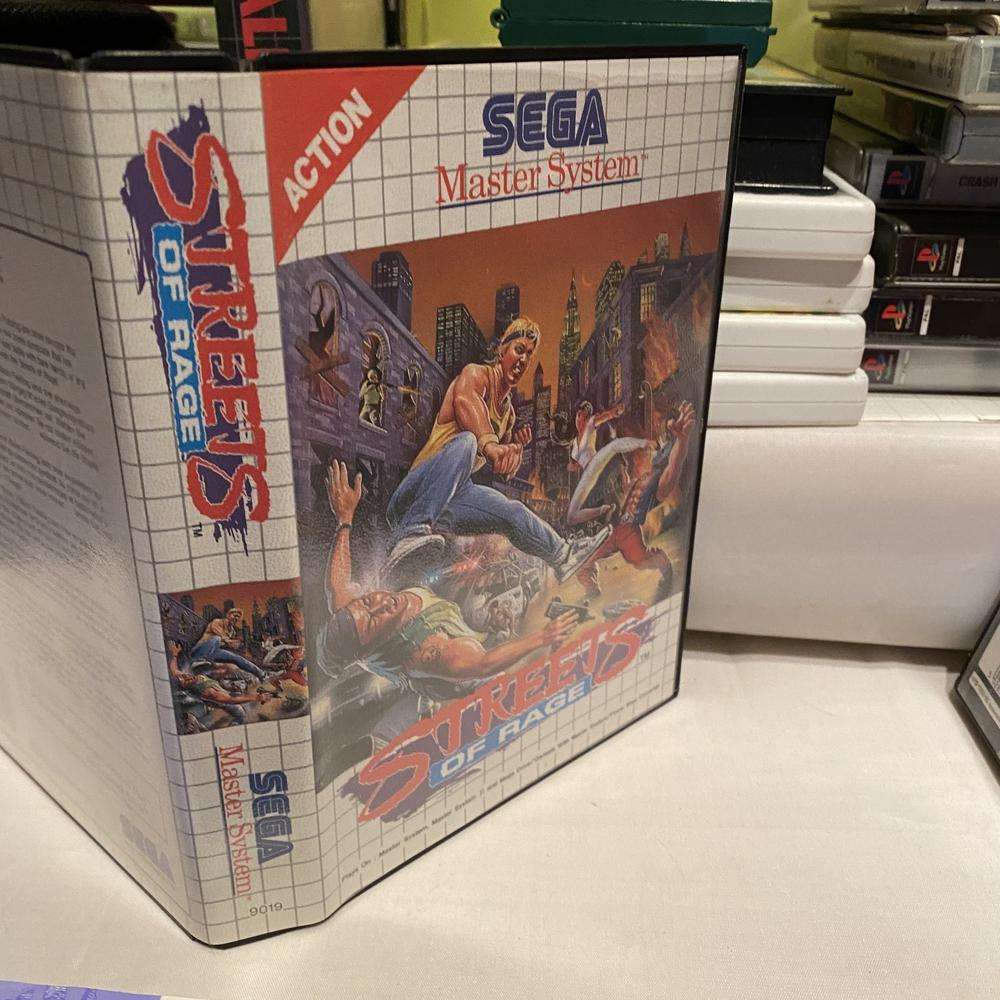 Buy Streets of Rage sega master system game complete -@ 8BitBeyond