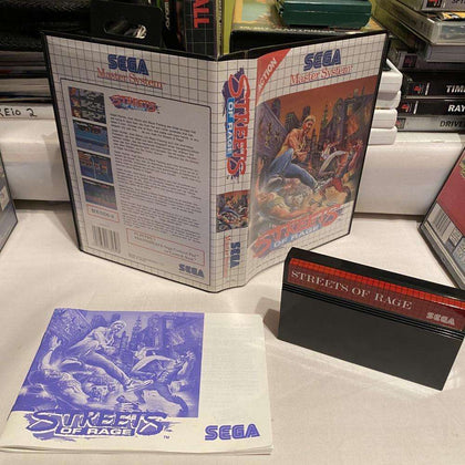 Buy Streets of Rage sega master system game complete -@ 8BitBeyond