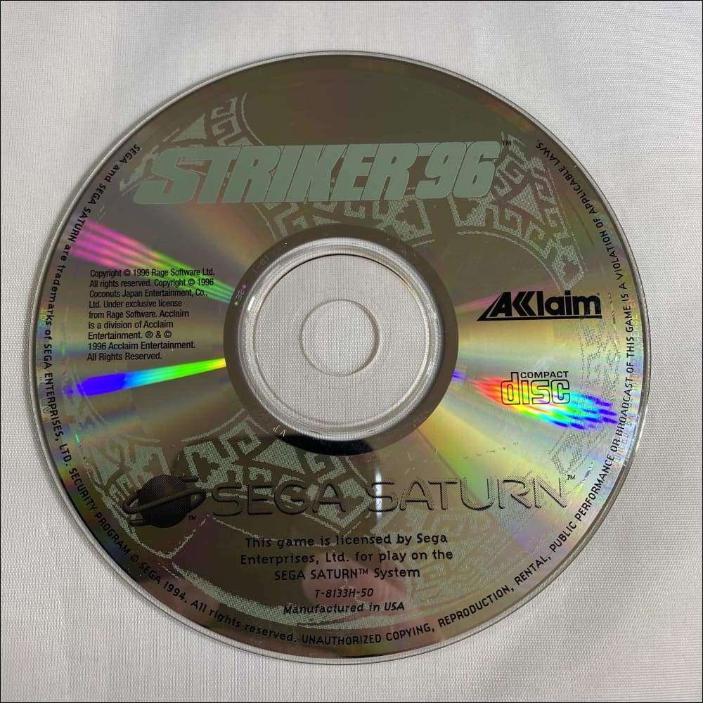 Buy Striker 96 Sega saturn game complete -@ 8BitBeyond
