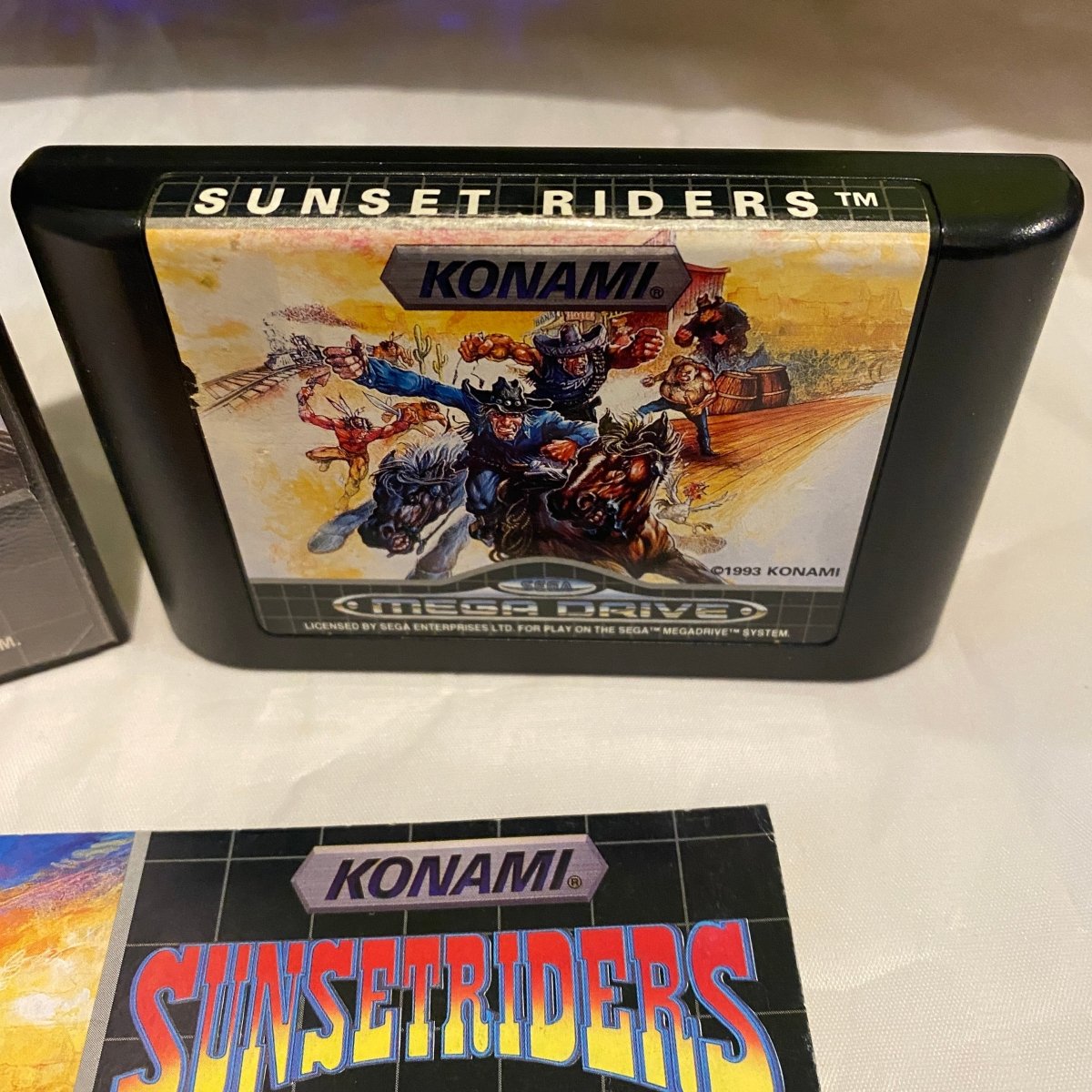 Buy Sunset Riders Sega megadrive game -@ 8BitBeyond