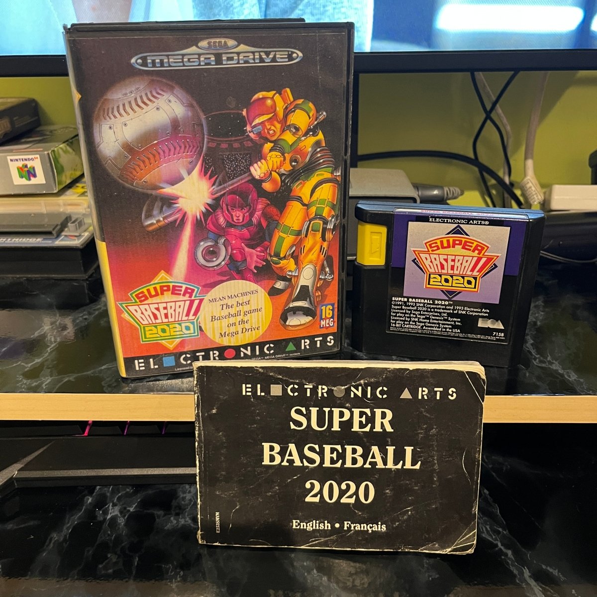 Buy Super Baseball 2020 Sega megadrive -@ 8BitBeyond