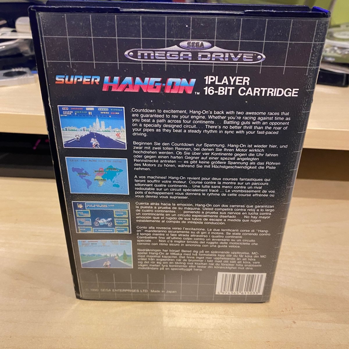 Buy Super Hang-On Sega megadrive game complete -@ 8BitBeyond