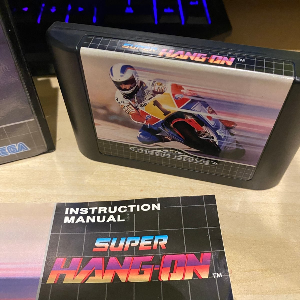 Buy Super Hang-On Sega megadrive game complete -@ 8BitBeyond