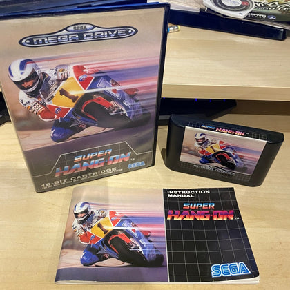 Buy Super Hang-On Sega megadrive game complete -@ 8BitBeyond
