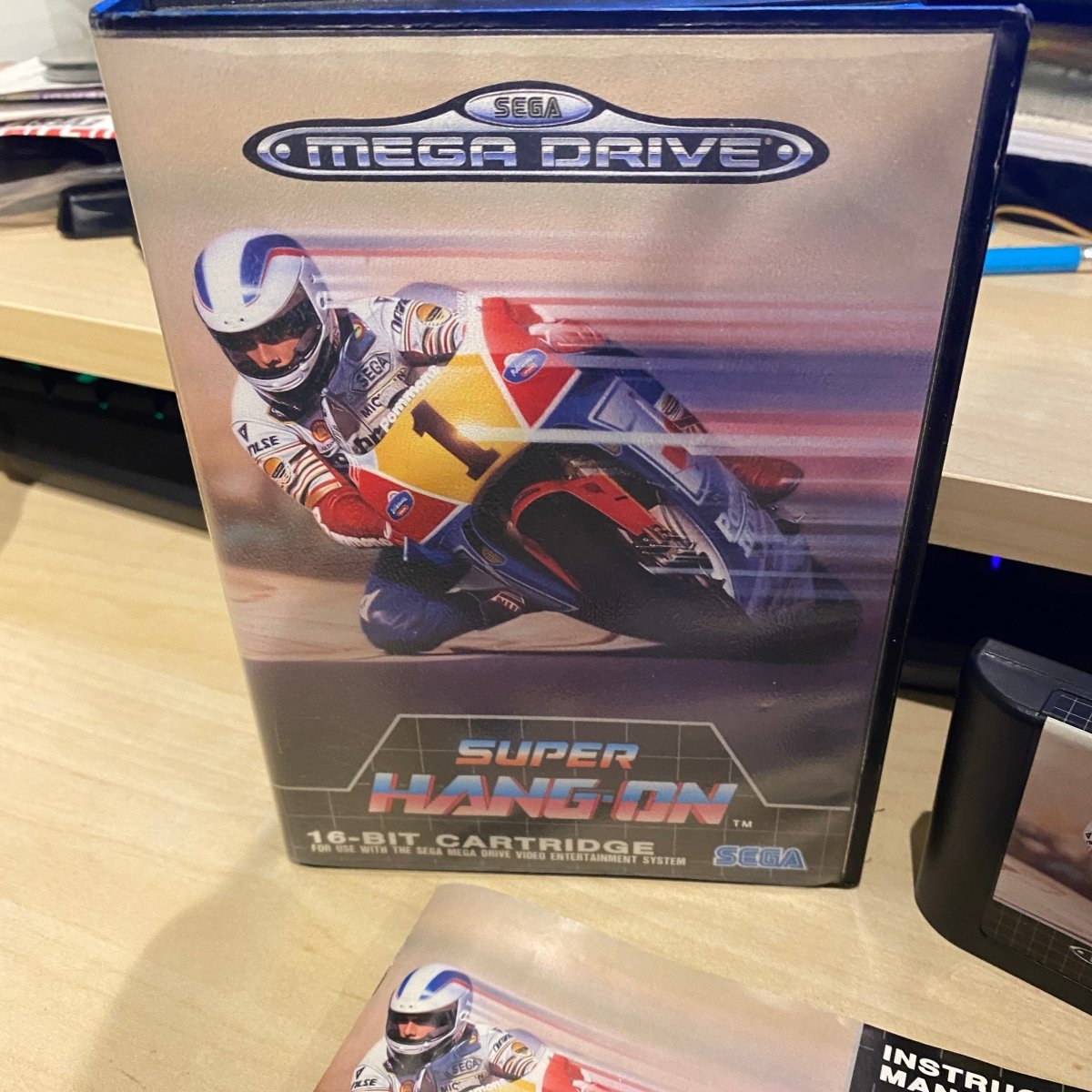 Buy Super Hang-On Sega megadrive game complete -@ 8BitBeyond