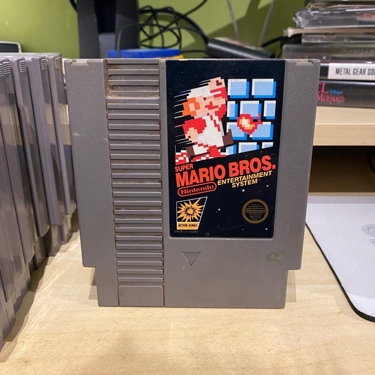 Buy Super Mario bros Nes cart only -@ 8BitBeyond
