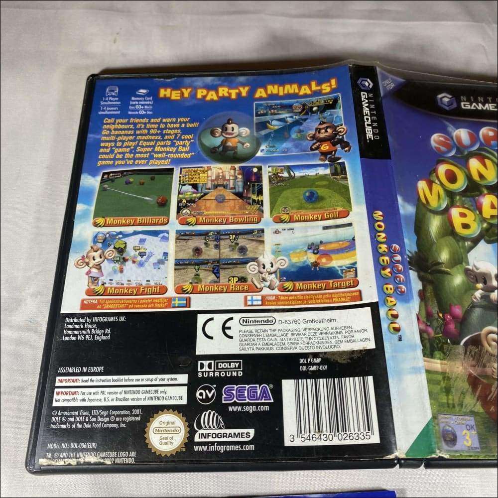 Buy Super monkey ball Nintendo GameCube game complete -@ 8BitBeyond