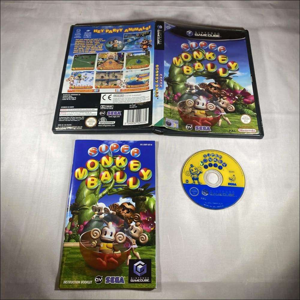 Buy Super monkey ball Nintendo GameCube game complete -@ 8BitBeyond