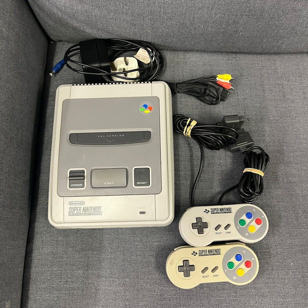 Super Nintendo Console Back