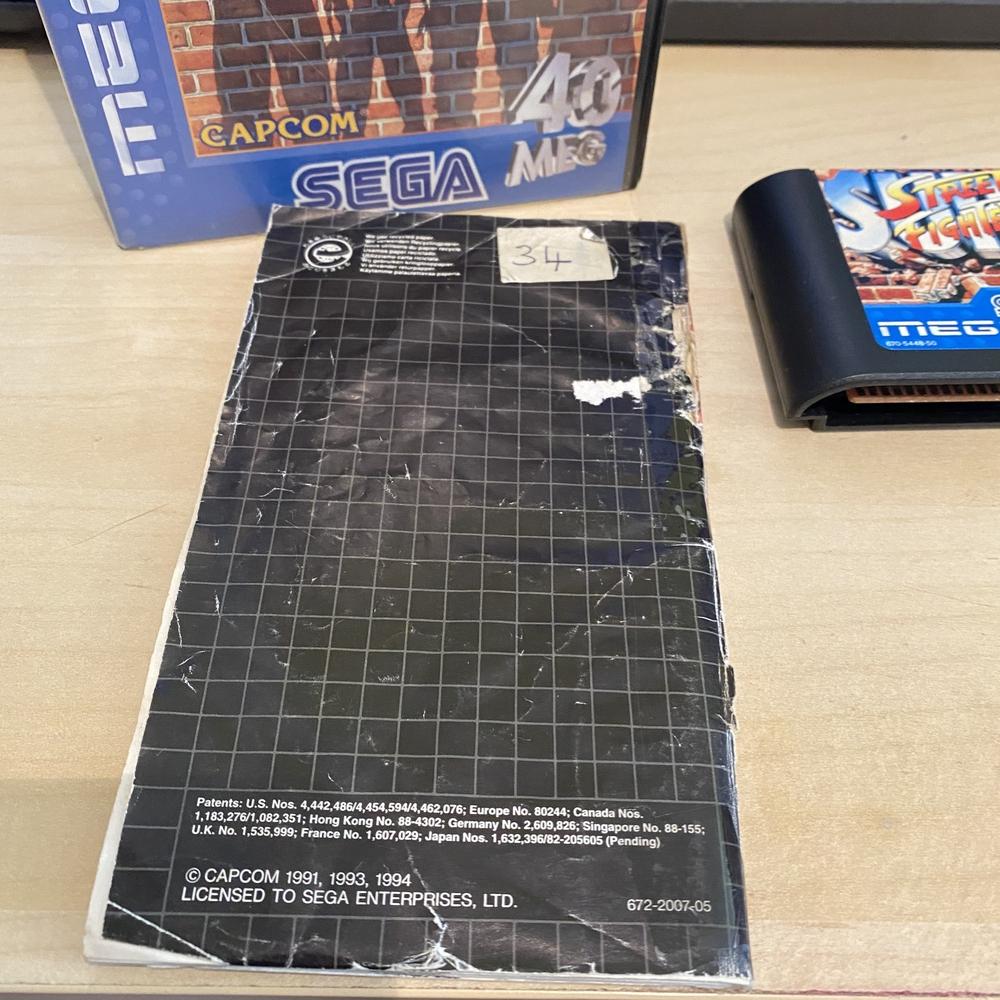 Buy Super Street Fighter 2: The New Challenger blue spine -@ 8BitBeyond