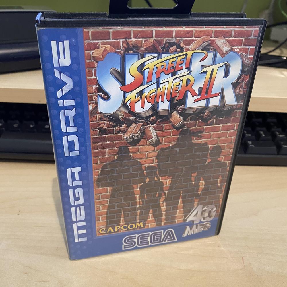 Buy Super Street Fighter 2: The New Challenger blue spine -@ 8BitBeyond
