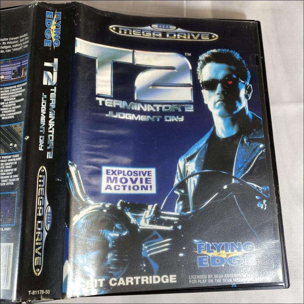 Buy T2 terminator 2 judgement day Sega megadrive game complete -@ 8BitBeyond