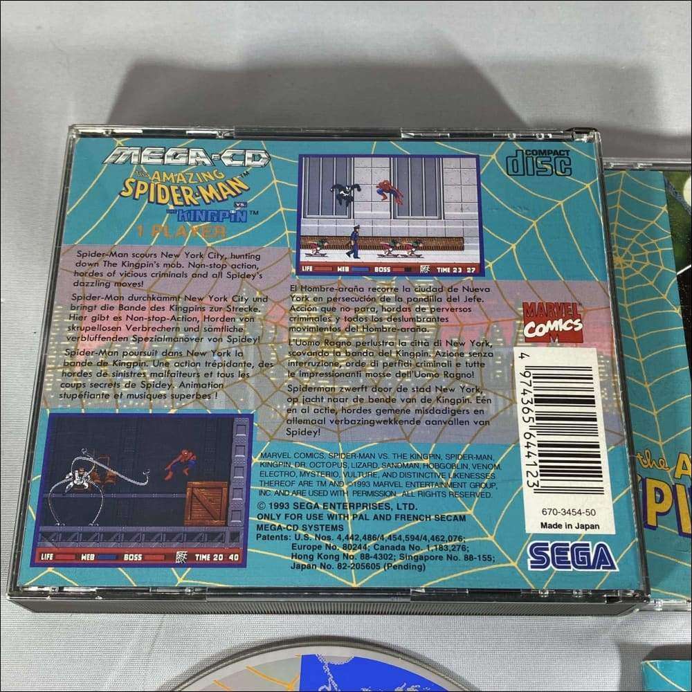 Buy The amazing Spider man Sega mega cd -@ 8BitBeyond