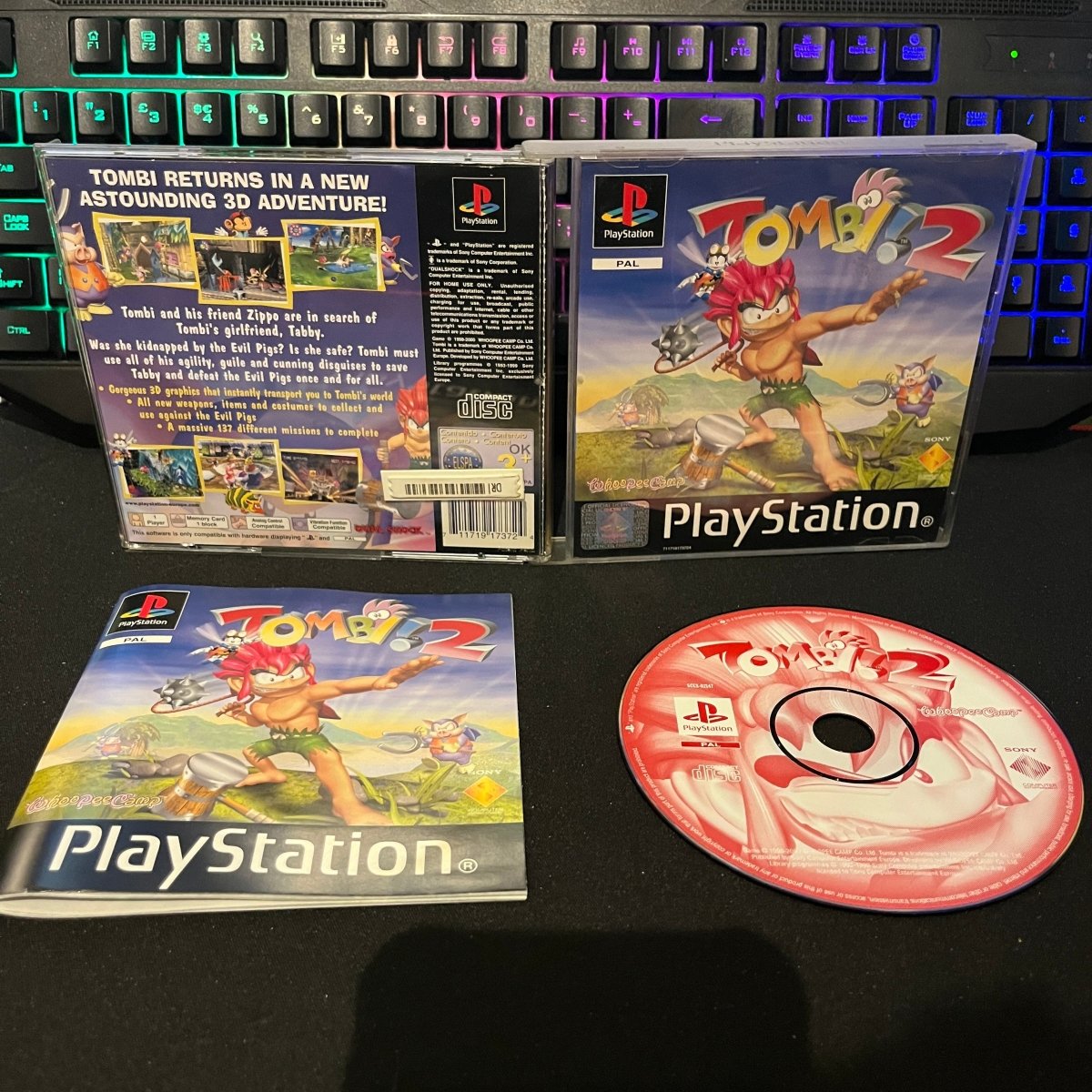 Buy Tombi 2 ps1 game complete -@ 8BitBeyond