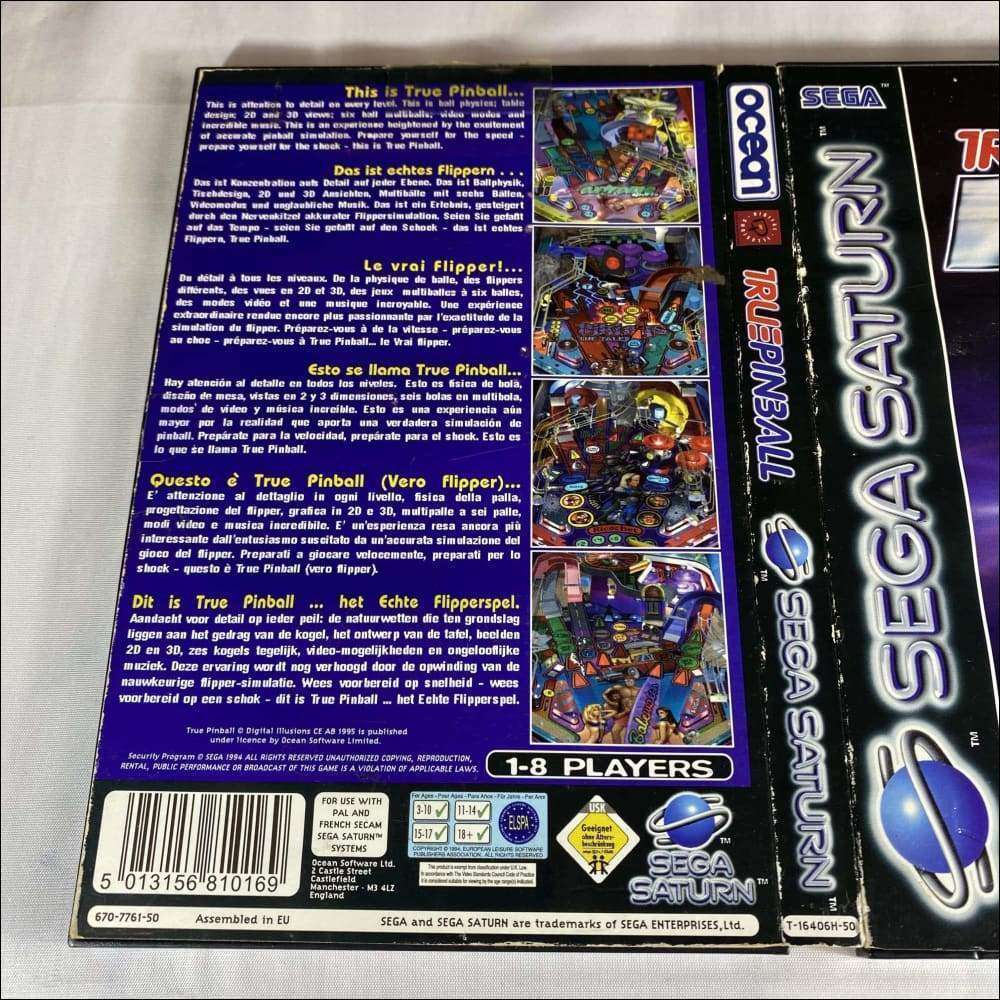 Buy True pinball Sega saturn game complete -@ 8BitBeyond