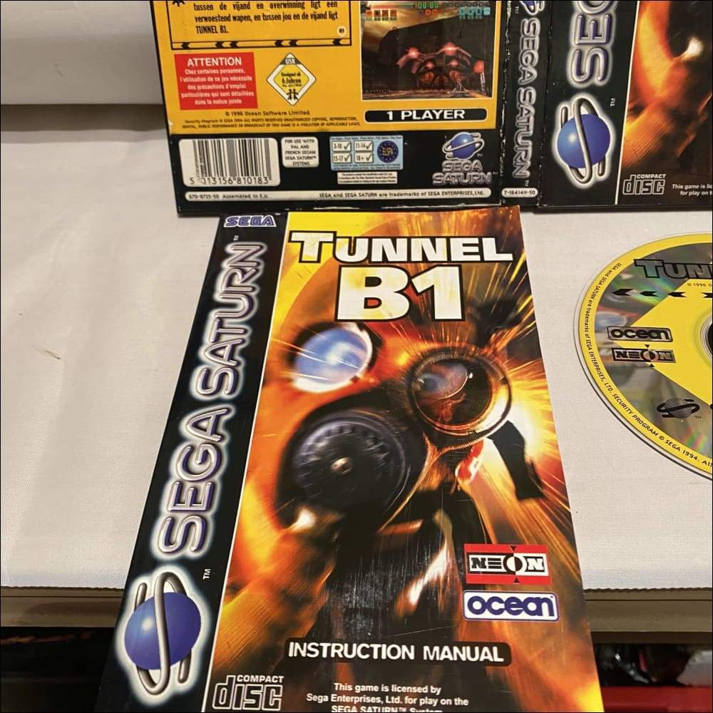 Buy Tunnel B1 Sega saturn game complete -@ 8BitBeyond