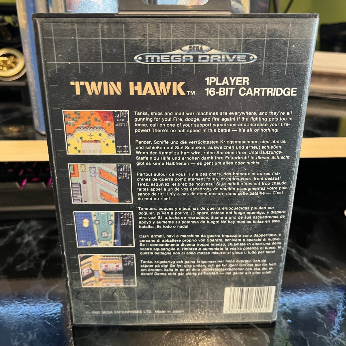 Buy Twin Hawk Sega mega drive -@ 8BitBeyond