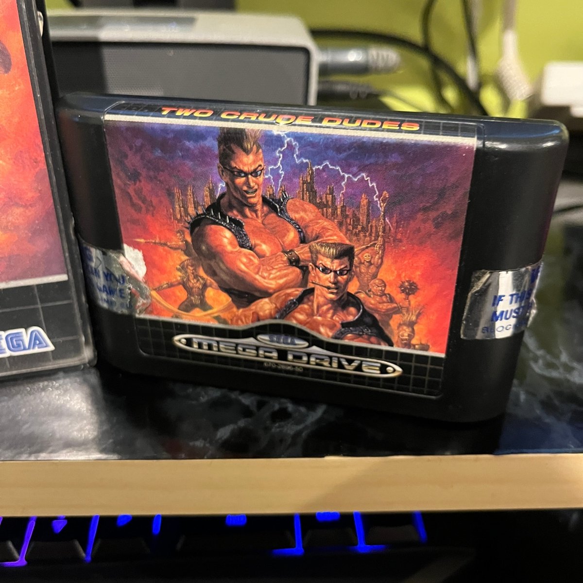 Buy Two Crude Dudes mega drive -@ 8BitBeyond