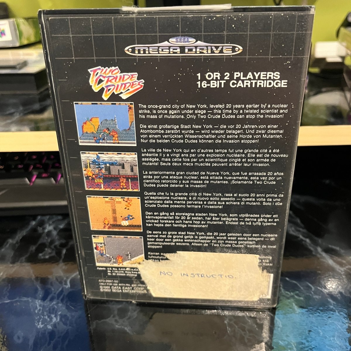 Buy Two Crude Dudes mega drive -@ 8BitBeyond