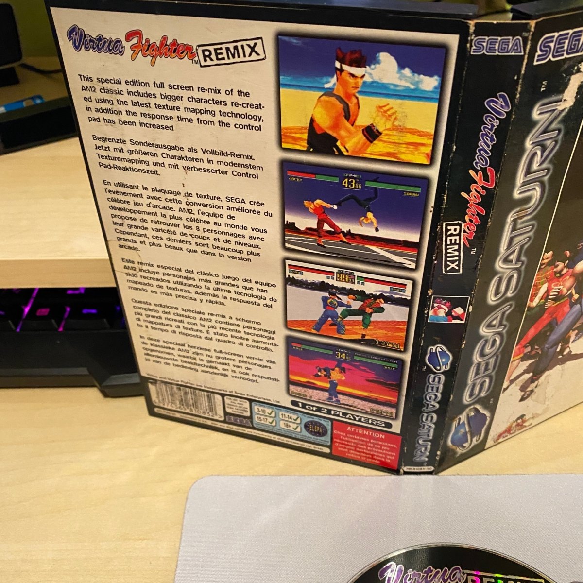 Buy Virtua Fighter Remix long box -@ 8BitBeyond