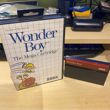 Buy Wonder Boy Sega master system game -@ 8BitBeyond