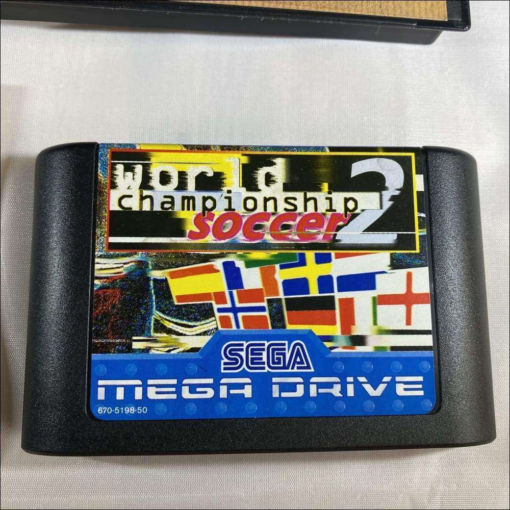Buy World championship soccer 2 Sega megadrive game complete -@ 8BitBeyond
