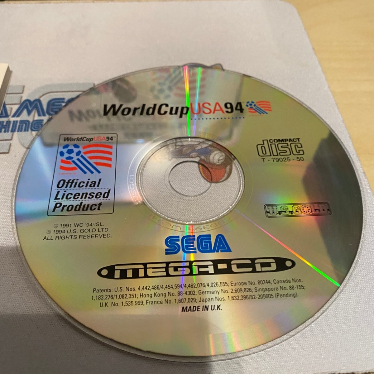 Buy World Cup USA 94 mega cd -@ 8BitBeyond