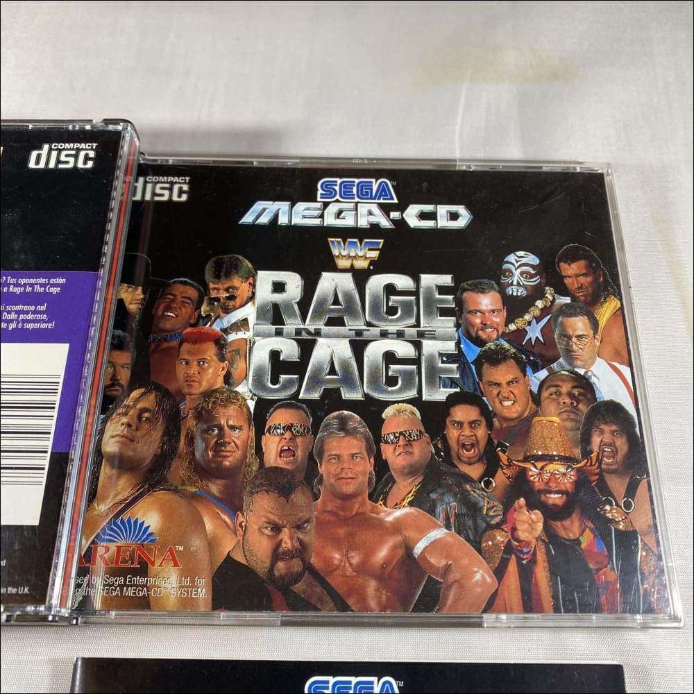Buy WWF Rage Cage Sega mega cd game complete -@ 8BitBeyond