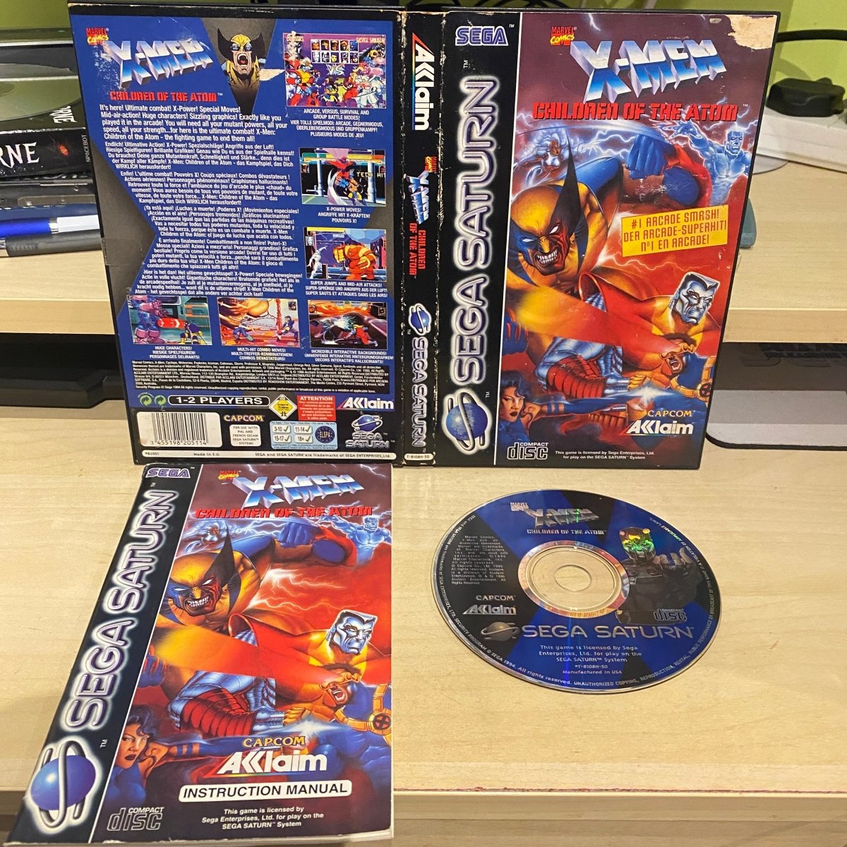 Buy Xmen children of the atom Sega saturn game -@ 8BitBeyond